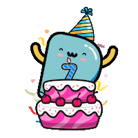 Happy Birthday Party Sticker by Partipost