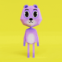 denisdasen animation cartoon 3d bear GIF