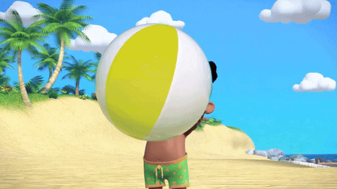 Beach Play GIF by Moonbug