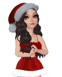 Cute Girl Natal Sticker by Bel Diniz