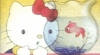 hello kitty fish GIF