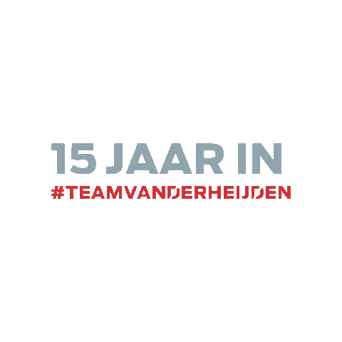 Van Der Heijden Jubileum Sticker by Van der Heijden Bouwen kan anders