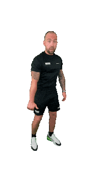 Koningsfysiotraining fitness workout pump thumb Sticker