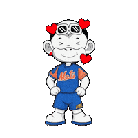 New York Mets Love Sticker by Zhot