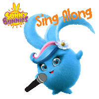 Sing Along Singing Sticker by Sunny Bunnies