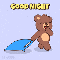 Good Night Fun GIF by BEARISH