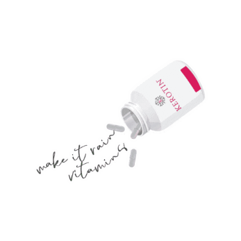 Hair Vitamins Kerotin Sticker by TayanaMelzerLima