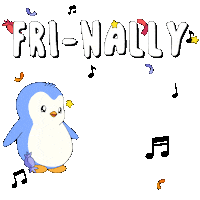 Happy Day Off Sticker by Pudgy Penguins