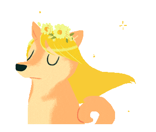 Dog Queen Sticker by Olivia When