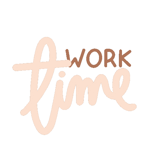 Work Worktime Sticker