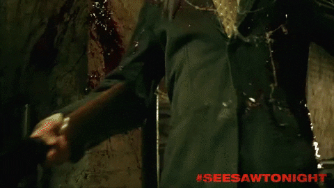 horror film GIF by Saw - 10th Anniversary Re-Release Event