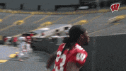 Happy College Football GIF by Wisconsin Badgers