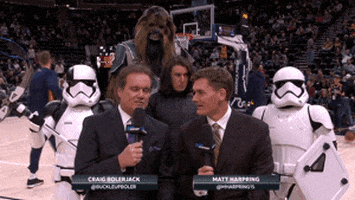 star wars support GIF by NBA