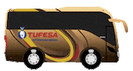 Tufesa usa trip bus letsgo Sticker