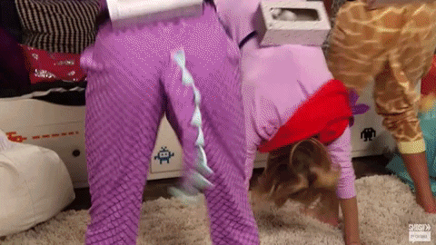 Pajama Party Twerk GIF by SMOSH