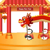 Happy Chinese New Year Sticker by Pudgy Penguins