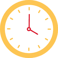 All Day Clock Sticker by Iowa State University Foundation