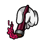 Colors Paint Sticker by Juanky Studio