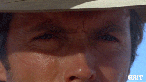 Squinting Clint Eastwood GIF by GritTV