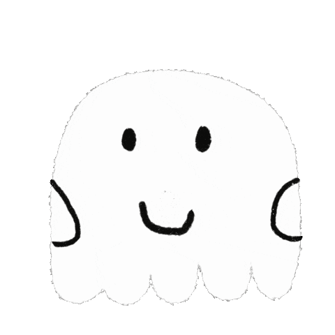 Halloween Ghost Sticker by Jonny Bummers