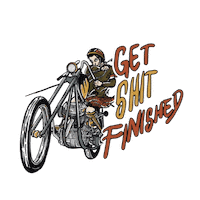 Ride Motorcycle Sticker