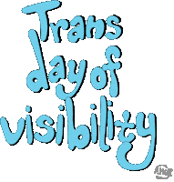 Transgender Day Of Visibility Love Sticker by Amor Design Studio