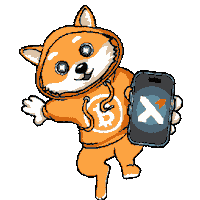 Bitcoin Bathing Sticker by $DOG