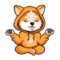 Bathing Inner Peace Sticker by $DOG