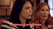internally screaming real housewives of new york GIF