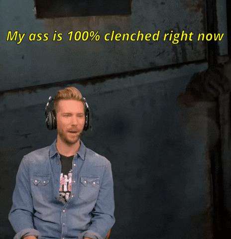 RETROREPLAY giphyupload nervous the last of us troy baker GIF