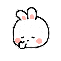 Sad Bunny Sticker