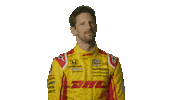 Happy Romain Grosjean Sticker by INDYCAR