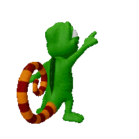 Chameleon Sticker by LogoLeon