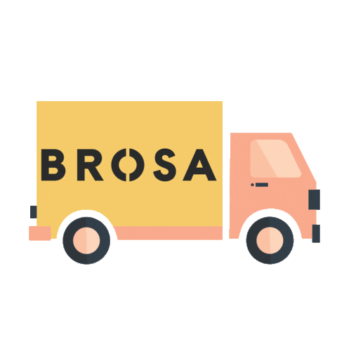 Delivery Truck Sticker by Brosa Design