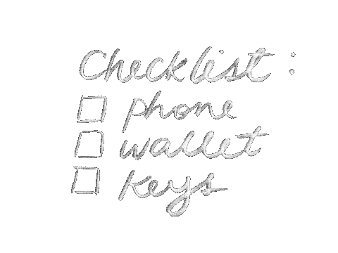 willisturingan giphyupload calligraphy handwritten checklist Sticker