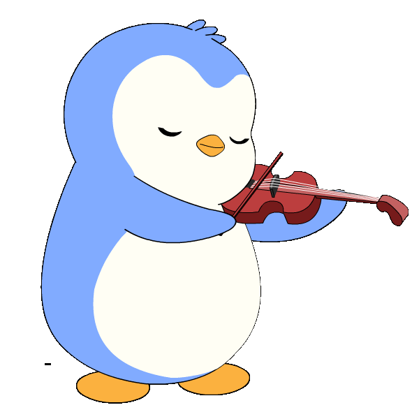 Play Sing Sticker by Pudgy Penguins