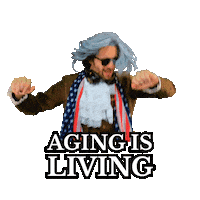 Senior Citizen Aging Sticker