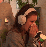 BlueMeria sad cry allergies twitchstreamer GIF