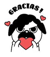 Gracias Love Sticker by escobark.id