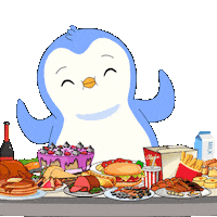 Hungry Fast Food Sticker by Pudgy Penguins