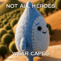 Not All Heroes Wear Capes Hero GIF by Teardrop
