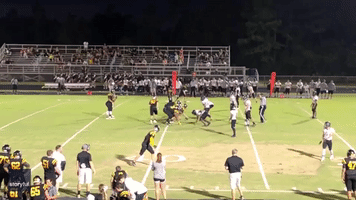 Lights Out! Quarterback Makes Touchdown Pass as Field Plunged Into Darkness