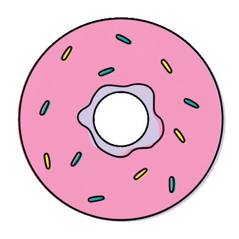GetLots giphyupload donut donuts sprinkles Sticker