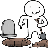Graves Die Sticker