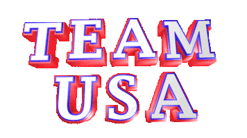 Team Usa Sticker by GIPHY Text