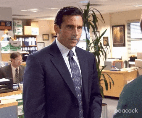 Season 4 Shrug GIF by The Office