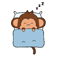 Happy 40 Winks Sticker by Chimpers