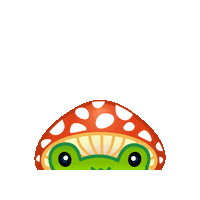 I Love You Frog Sticker