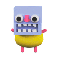 Glitch 3D Sticker by Zhora Kosyakov