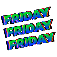 Text Friday Sticker by hAyDiRoKeT
